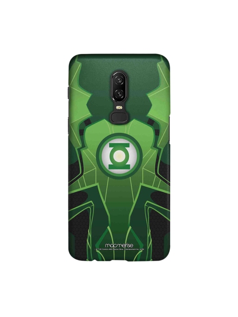 macmerise Green & White Suit Up Green Lantern OnePlus 6 Back Case