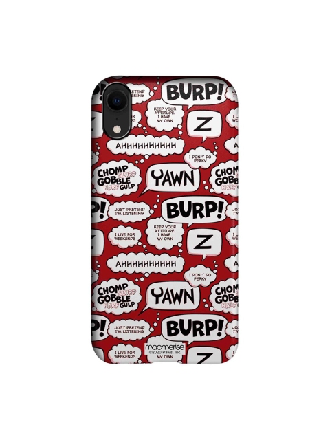 macmerise Red & White Cartoon Characters Moods Of Garfield Red iPhone XR Back Case, Multi
macmerise Red & White Cartoon Characters Moods Of Garfield Red iPhone XR Back Case, Multi