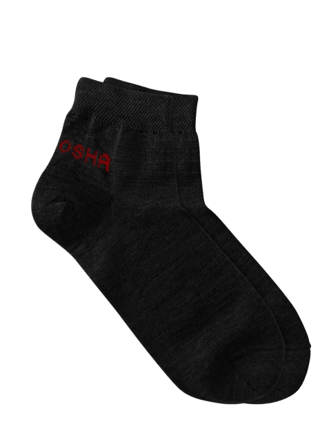 Kosha Women Pack Of 2 Black Solid Ankle-Length Socks