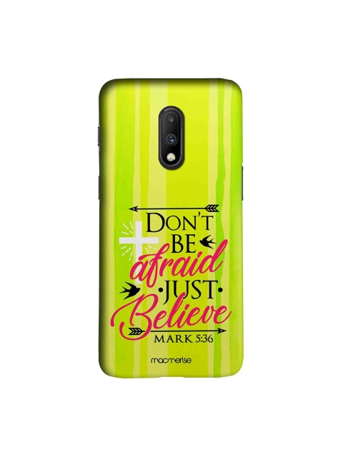 macmerise Green & Red Macmerise Illustrations Just Believe OnePlus 7 back Case