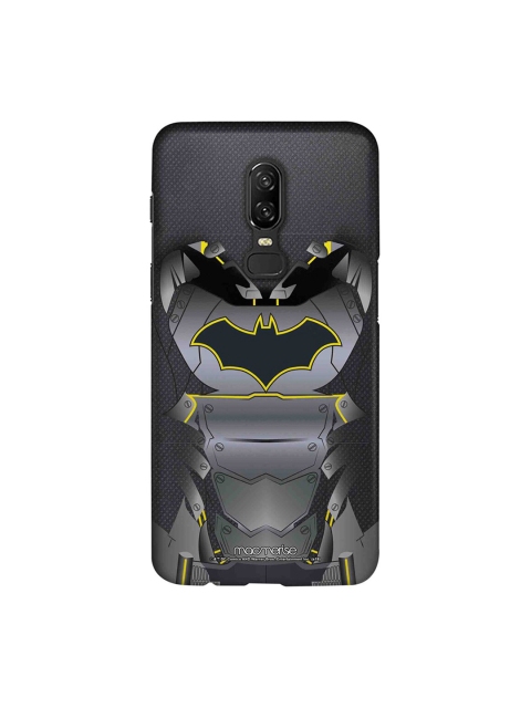 macmerise Black & Grey Suit Up Batman OnePlus 6 Back Case