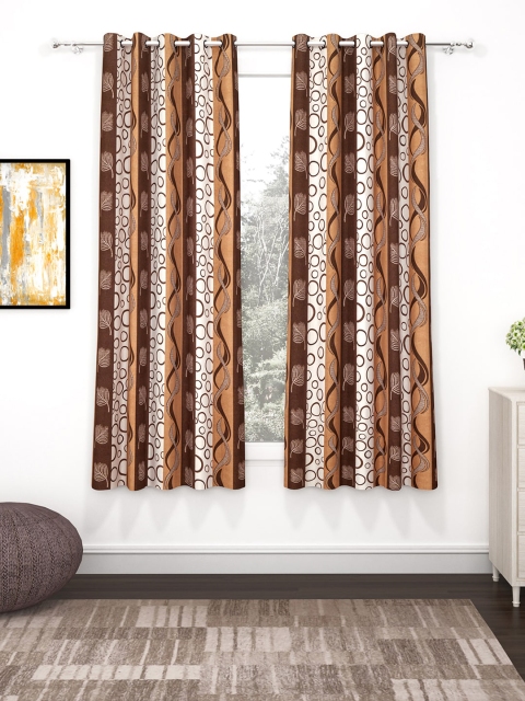 Bedspun Set Of 2 Brown & Beige Printed Polyetser Eyelet Ringtop Window Curtains-5 feet
Bedspun Set Of 2 Brown & Beige Printed Polyetser Eyelet Ringtop Window Curtains-5 feet