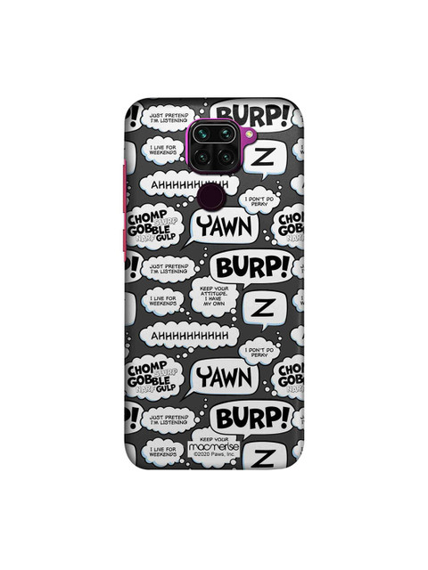 macmerise Grey & White Moods Of Garfield Xiaomi Redmi Note 9 Back Case 
macmerise Grey & White Moods Of Garfield Xiaomi Redmi Note 9 Back Case