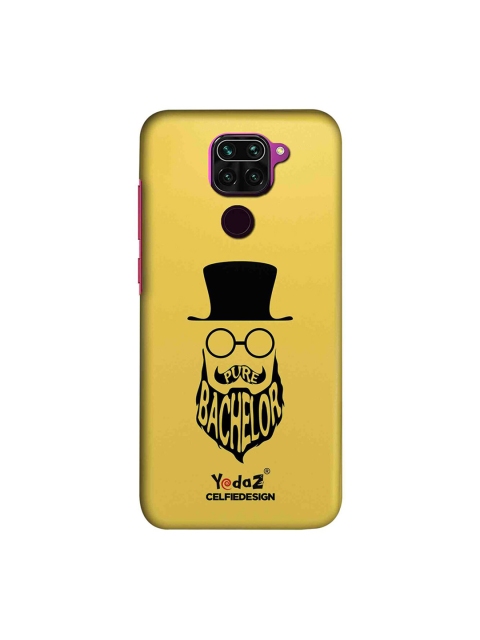 macmerise Yellow & Black Pure Bachelor Xiaomi Redmi Note 9 Back Cover
