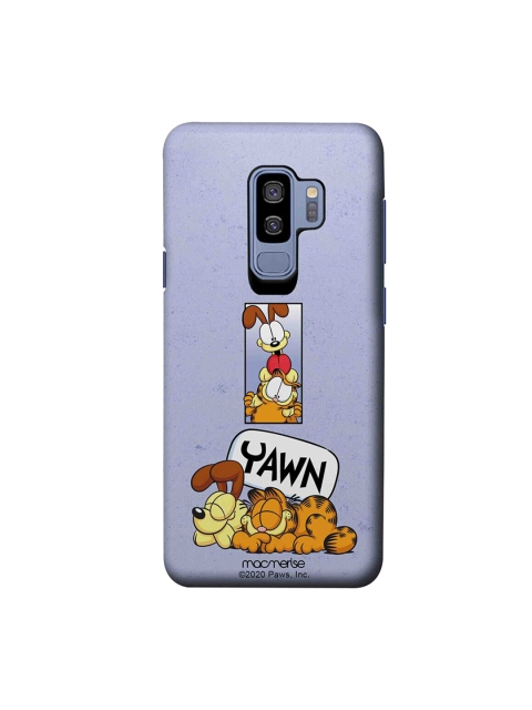 macmerise Lavender & Brown Bff For Life Garfield Samsung Galaxy S9 Plus Back Cover