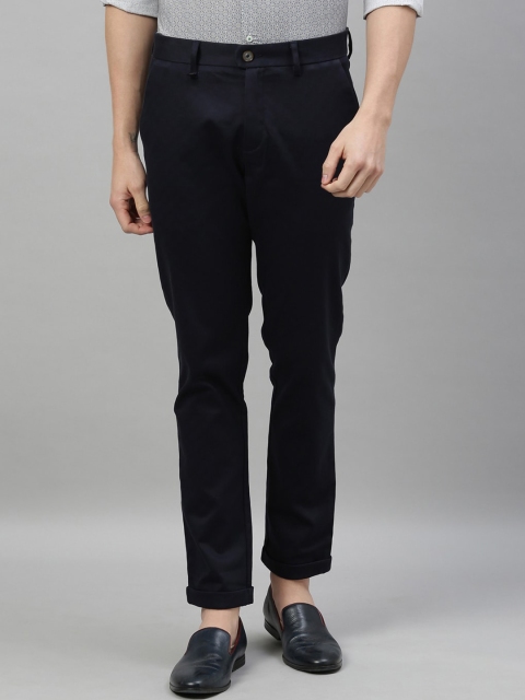 RARE RABBIT Men Black Regular Fit Solid Chinos