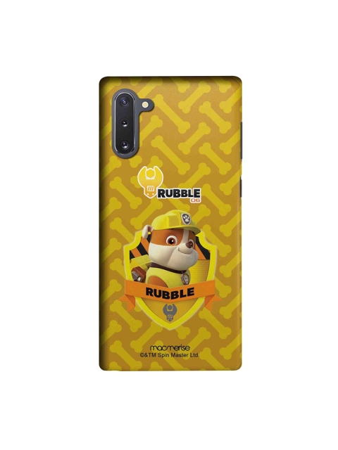 macmerise Yellow & Brown Rubble Paw Patrol Samsung Galaxy Note 10 Back Case