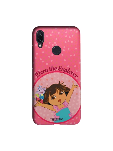 macmerise Pink & Blue Joyful Dora Xiaomi Redmi Note 7 Dora Back Case