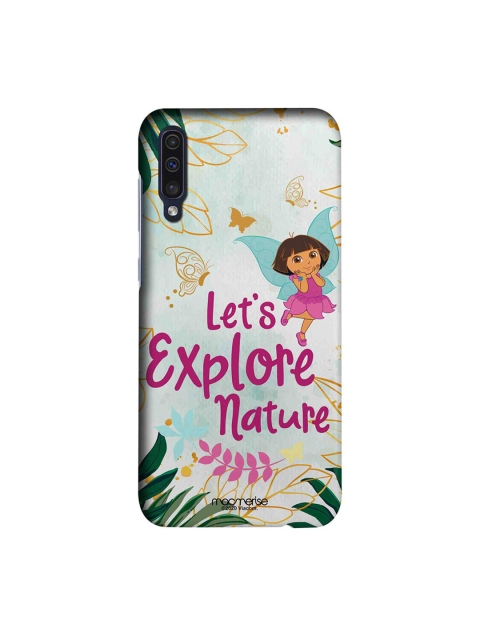 macmerise Blue & Pink Explore With Dora Samsung Galaxy A50 Back Cover