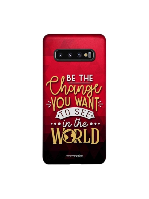 macmerise Red & Black Macmerise Illustrations Be The Change Samsung Galaxy S10 Back Case
macmerise Red & Black Macmerise Illustrations Be The Change Samsung Galaxy S10 Back Case