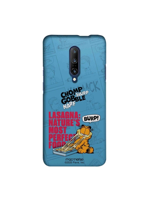 macmerise Blue & Orange Perfect Food Printed OnePlus 7 Pro Back Case