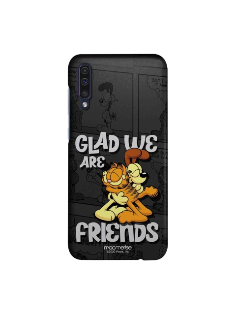 macmerise Black & Orange Friendly Catdog Samsung A50s Garfield Back Case