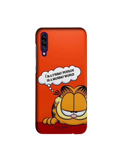 macmerise Red & Yellow Friday Garfield Samsung Galaxy A30s Back Cover