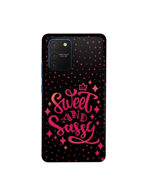 macmerise Black & Pink Macmerise Illustrations Sweet And Sassy Samsung Galaxy S10 Lite Back Case