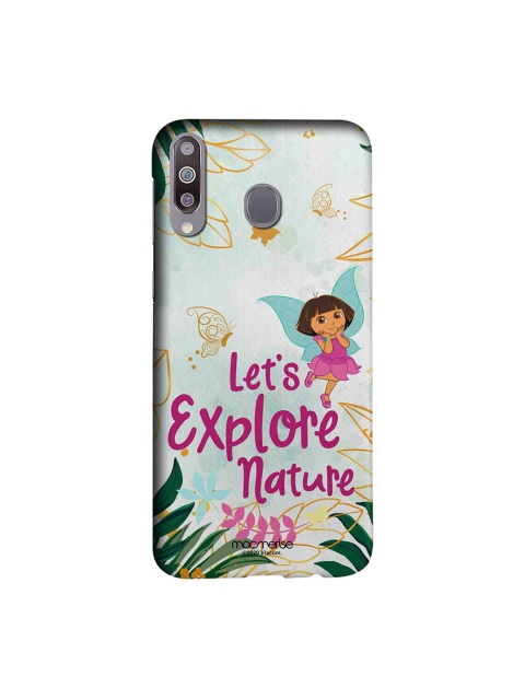 macmerise Grey & Pink Explore With Dora Samsung Galaxy M30 Case