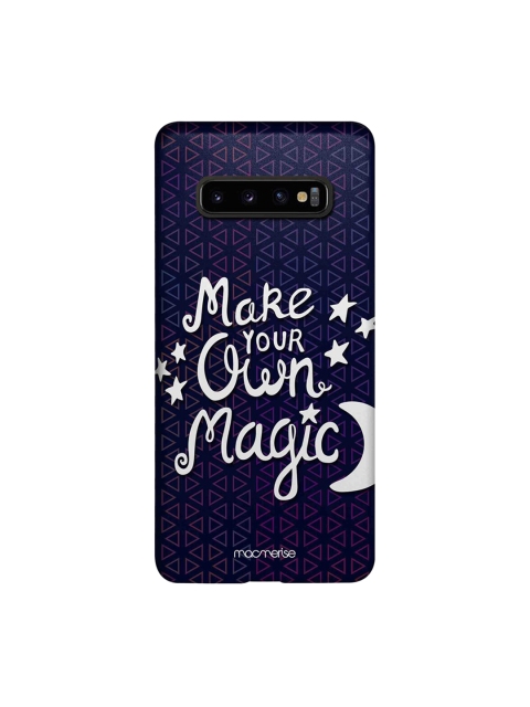 macmerise Purple & White Macmerise Illustrations Make Your Magic Samsung Galaxy S10 Plus Back Case