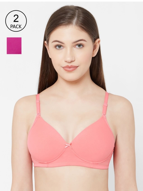 Juliet Women Pack Of 2 Peach & Magenta Non-Wired Non-Padded Everyday Bra 1059PEACHLAVENDER
Juliet Women Pack Of 2 Peach & Magenta Non-Wired Non-Padded Everyday Bra 1059PEACHLAVENDER