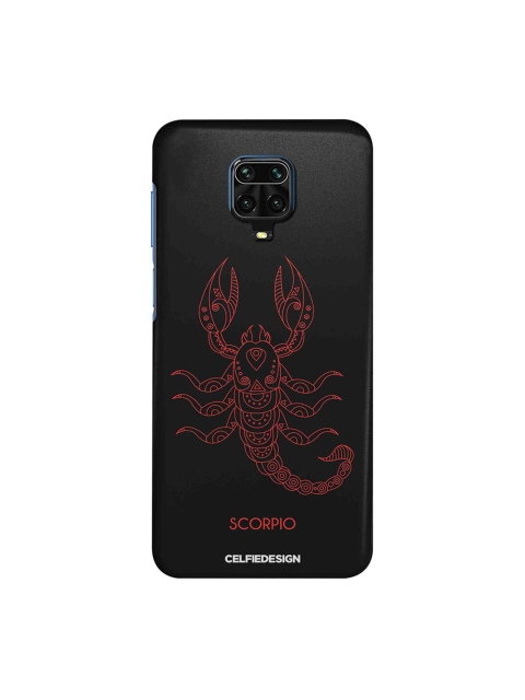 macmerise Black & Red Scorpio Xiaomi Redmi Note 9 Pro Back Cover