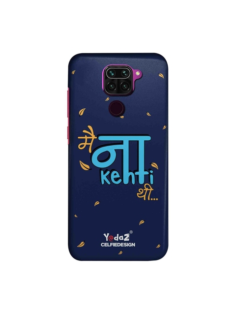 macmerise Blue Yellow Mai Kehti Thi Redmi Note 9 Case
