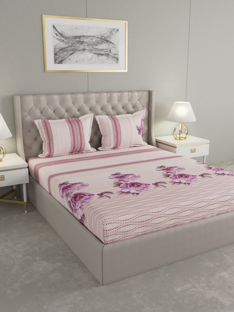 Raymond Home Mauve & Purple Floral Printed 200 TC Double King Bedsheet With 2 Pillow Covers
Raymond Home Mauve & Purple Floral Printed 200 TC Double King Bedsheet With 2 Pillow Covers