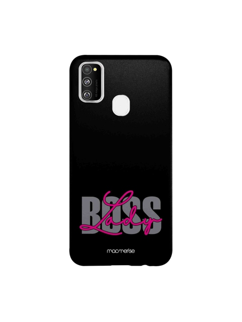 macmerise Black & Pink Boss Lady Bold Samsung Galaxy M30S Back Case
