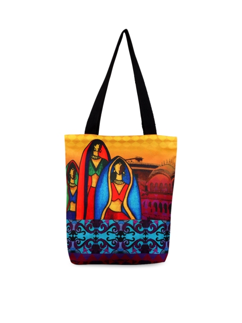 All Things Sundar Multicoloured Printed Tote Bag, Multi