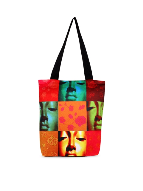 All Things Sundar Multicoloured Printed Tote Bag, Multi