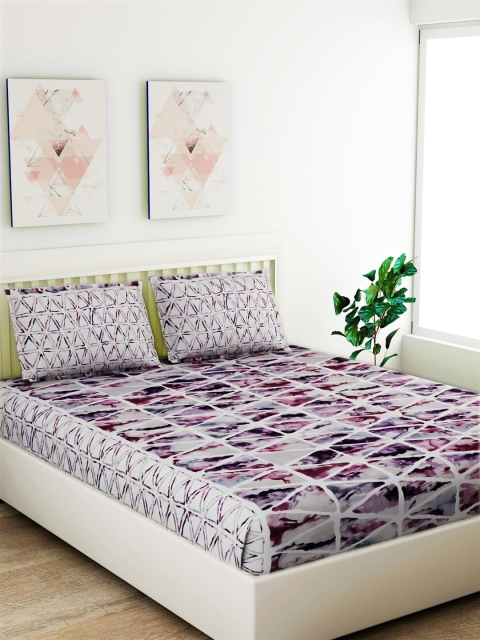 Salona Bichona Grey & White Abstract 180 TC Cotton 1 King Bedsheet with 2 Pillow Covers
Salona Bichona Grey & White Abstract 180 TC Cotton 1 King Bedsheet with 2 Pillow Covers