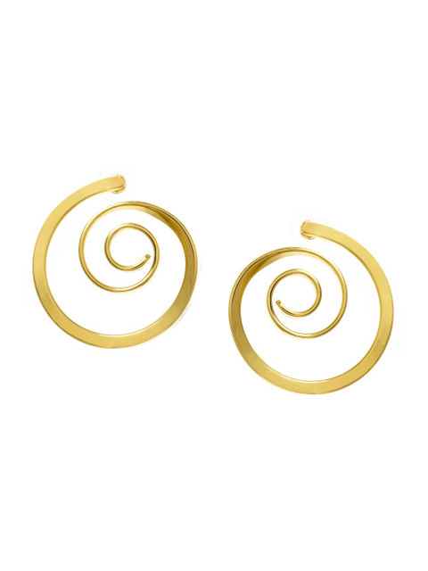 FabAlley Gold-Plated Circular Studs 
FabAlley Gold-Plated Circular Studs