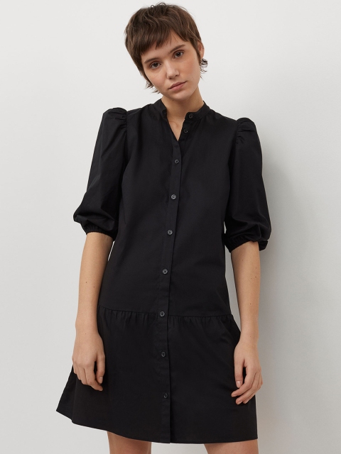 H&M Black Cotton Dress