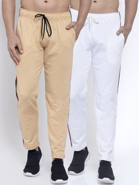 NEUDIS Men Pack of 2 Beige & White Solid Structured Fit Track Pants
NEUDIS Men Pack of 2 Beige & White Solid Structured Fit Track Pants