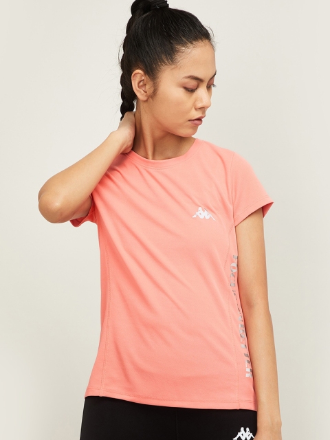 Kappa Women Pink Printed Round Neck T-shirt