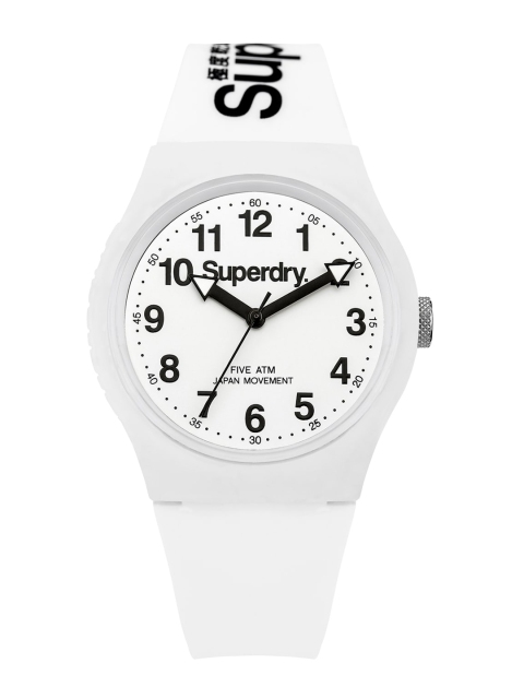 Superdry Men White Analogue Watch SYG164WW