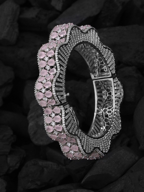 Adwitiya Collection Silver-Toned Bracelet