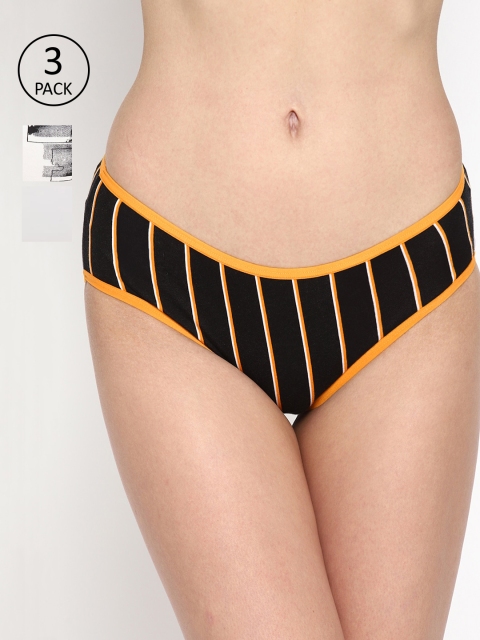 Skidlers Women Pack Of 3 Assorted Hipster Briefs SKD-BRIEF-95-42-44