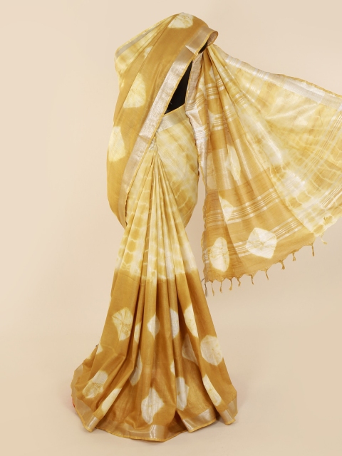 Pothys Yellow Woven Design Saree