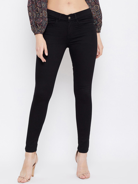 Texco Women Black Slim Fit Mid-Rise Clean Look Stretchable Jeans
Texco Women Black Slim Fit Mid-Rise Clean Look Stretchable Jeans