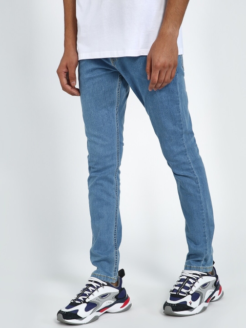 Blue Saint Men Blue Skinny Fit Mid-Rise Clean Look Jeans