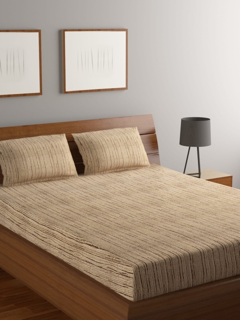 Bromwick Camel Brown Abstract 180 TC Polycotton 1 Queen Bedsheet with 2 Pillow Covers
Bromwick Camel Brown Abstract 180 TC Polycotton 1 Queen Bedsheet with 2 Pillow Covers