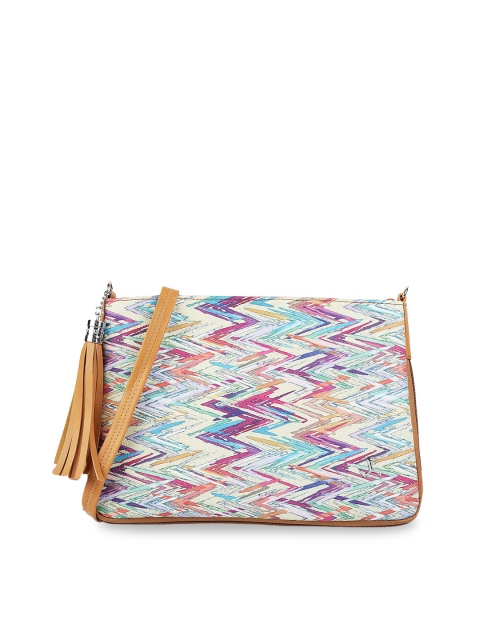 Mochi Tan Printed Sling Bag