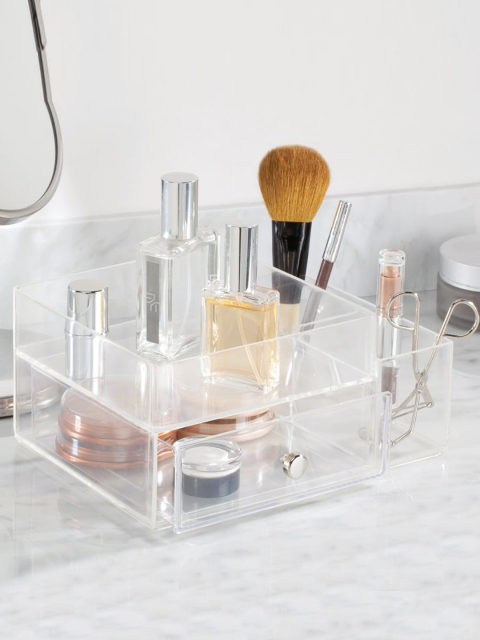INTERDESIGN Transparent Solid Sustainable Cosmetics Organiser