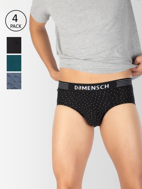 DAMENSCH Men Pack Of 4 Deodorizing Basic Briefs DAM-CTM-B-SPB-WPB-IRB-SWB-PACK-4-MIX, Black
DAMENSCH Men Pack Of 4 Deodorizing Basic Briefs DAM-CTM-B-SPB-WPB-IRB-SWB-PACK-4-MIX, Black