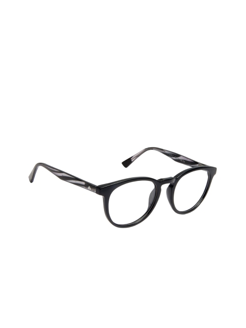 David Blake Unisex Black Solid Full Rim Round Frames N_EWDB2357