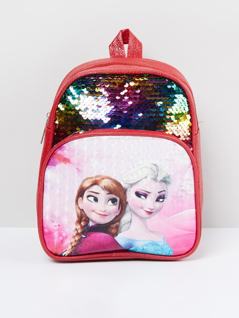 max Girls Pink Graphic Embellished Backpack