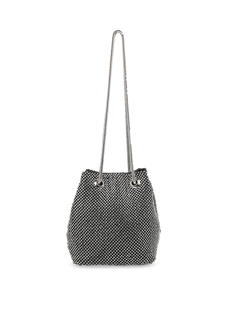 Mochi Black Embellished Shoulder Bag