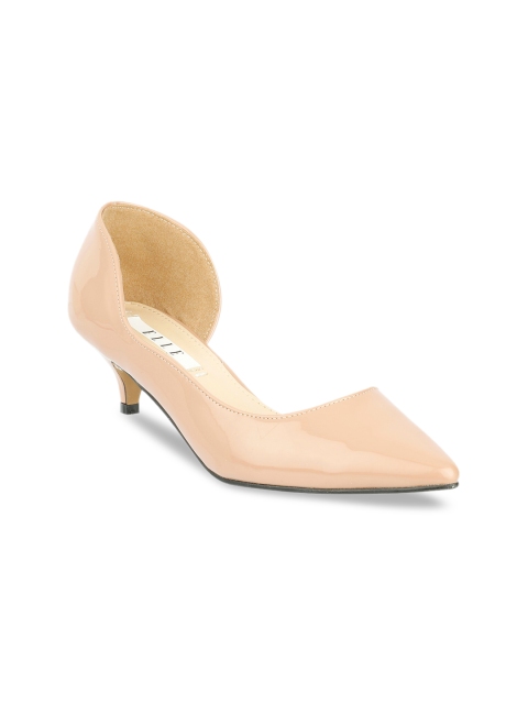 ELLE Women Pink Solid Pumps