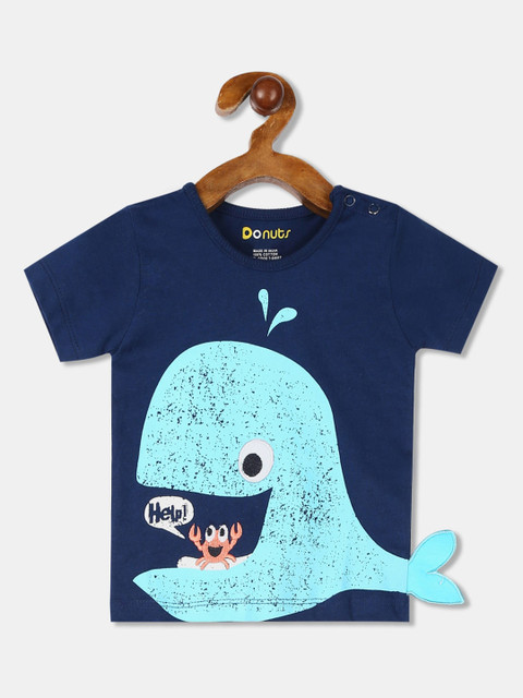 Donuts Boys Navy Blue Printed Round Neck T-shirt
Donuts Boys Navy Blue Printed Round Neck T-shirt