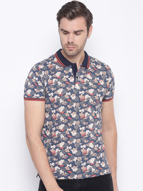 Pepe Jeans Men Blue Printed Polo Collar T-shirt
Pepe Jeans Men Blue Printed Polo Collar T-shirt