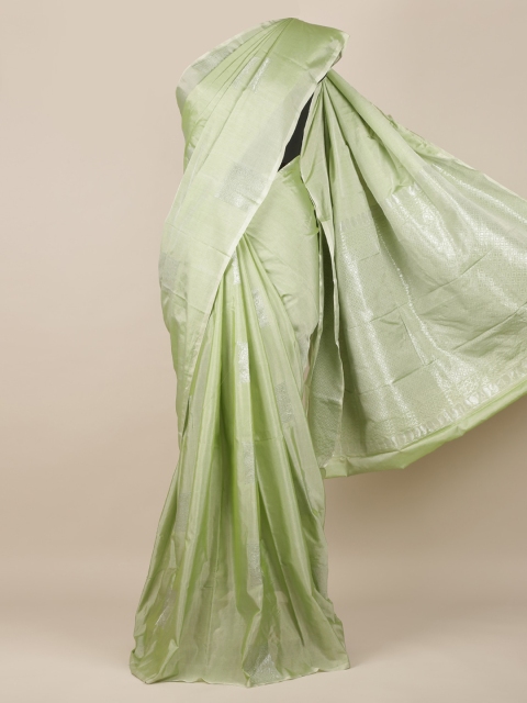 Pothys Green Printed Silk Cotton Saree