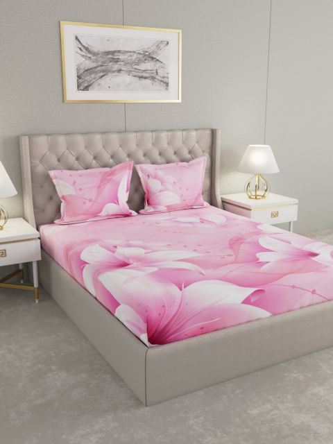 Raymond Home Pink & White Floral 300 TC Cotton 1 King Bedsheet with 2 Pillow Covers
Raymond Home Pink & White Floral 300 TC Cotton 1 King Bedsheet with 2 Pillow Covers